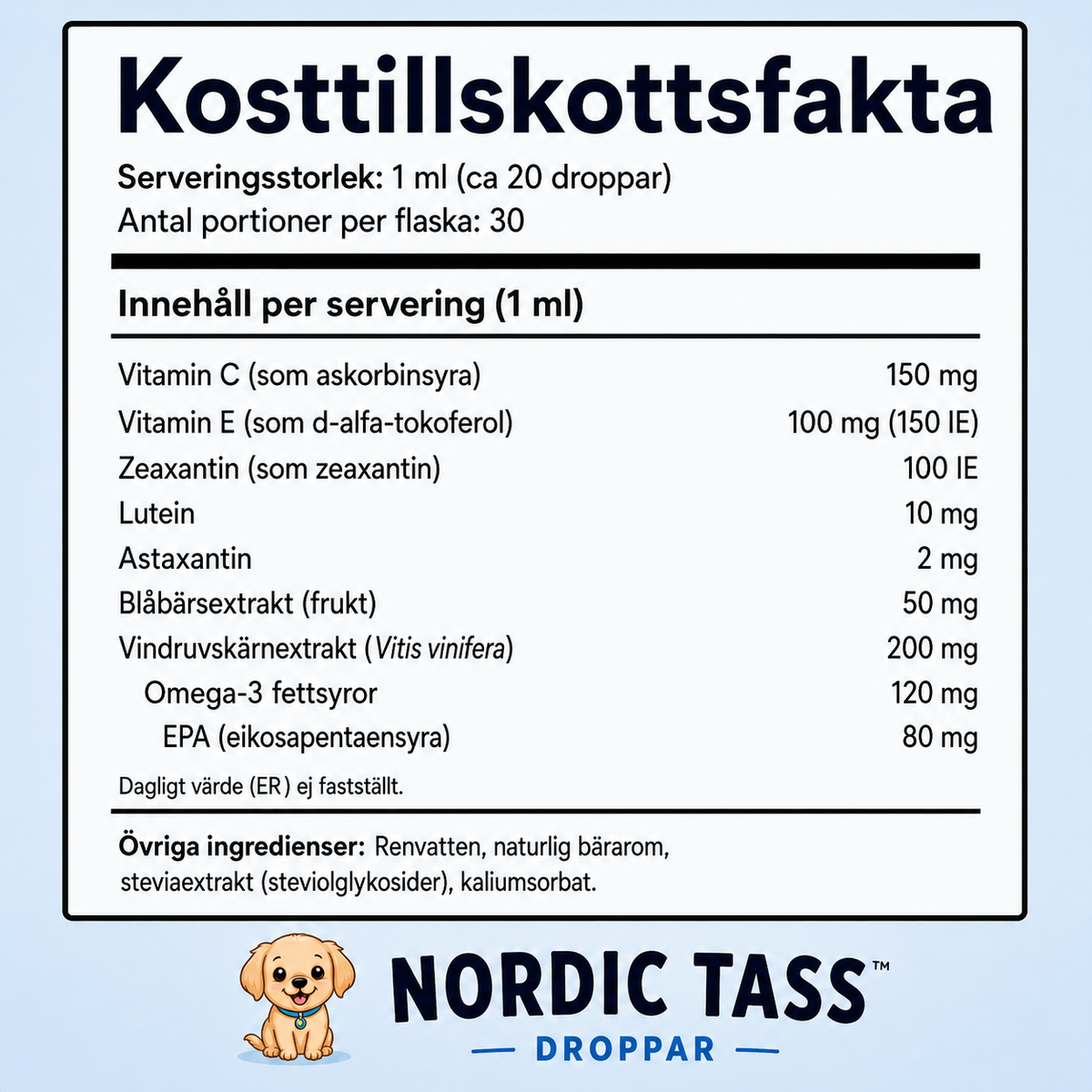 Nordic Tass Klara Ögondroppar™